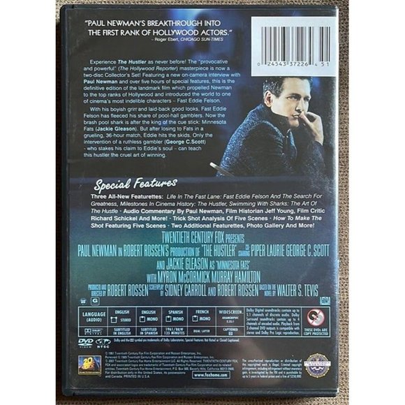 The Hustler (DVD, 2-Disc Set, Collectors Edition) - Paul Newman - Picture 2 of 7